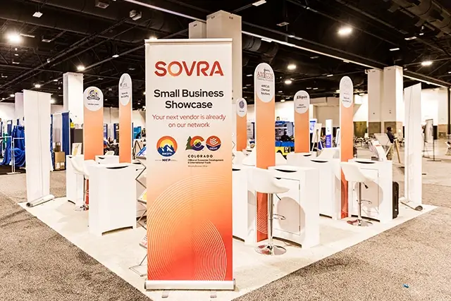 20x20 Exhibit Rental NIGP 2025 for Sovra Denver CO Exponents