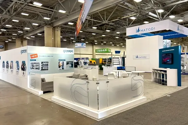 30x50-exhibit-Booth-Rental- Glassbuild-America-2024 -for-Glaston- Washington-DC-Exponents 