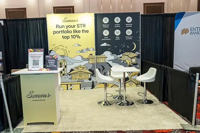 10x10 Trade Show Display Rental for Summer OS at VRMA, Designed and Built by Exponents in Las Vegas