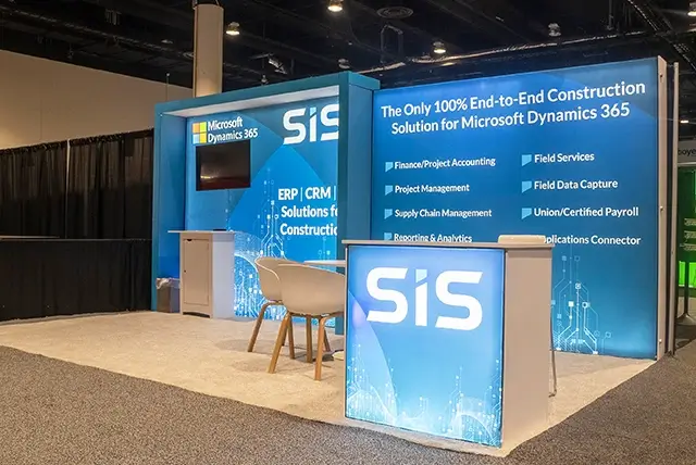10x20 Trade Show Display Rental for SISN at Community Summit, Designed and Built by Exponents in Kissimmee, FL