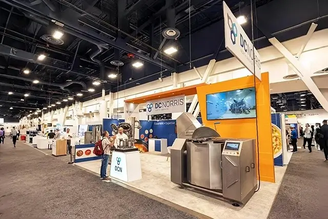 20x30 Exhibit Rental for DC Norris at Pack Expo, Designed and Built by Exponents in Las Vegas, NV