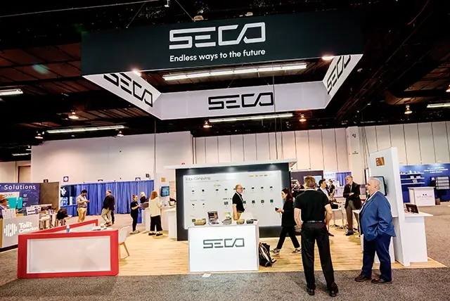 20x30 Custom Booth Rental for Seco at Embedded World North America, Designed and Built by Exponents in Anaheim, CA