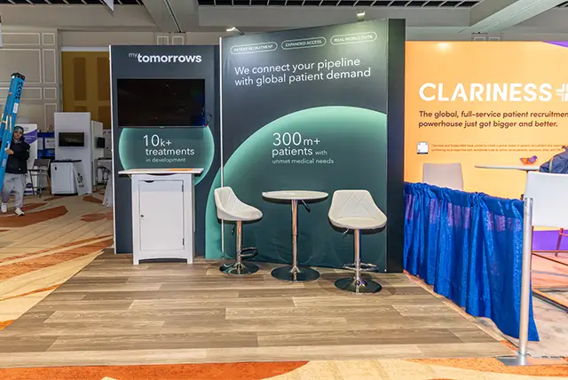 08x20 Trade Show Display Rental for My Tomorrow at SCOPE Summit, Designed and Built by Exponents in Orlando, FL