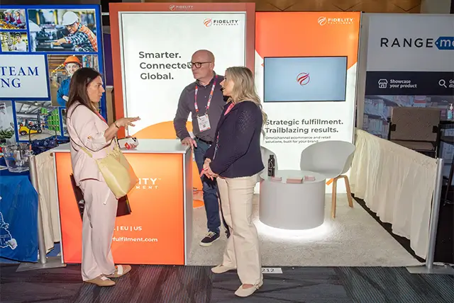 08x10 Trade Show Booth for Fidelity at NPEW, Designed and Built by Exponents in Anaheim, CA