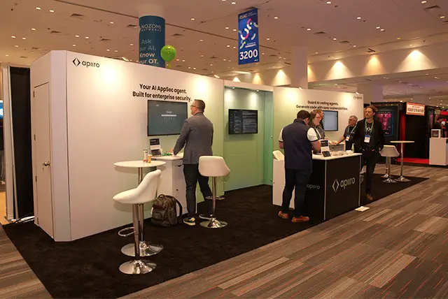 10x30 Trade Show Booth for Apiiro at RSA Conference, Designed and Built by Exponents in San Francisco