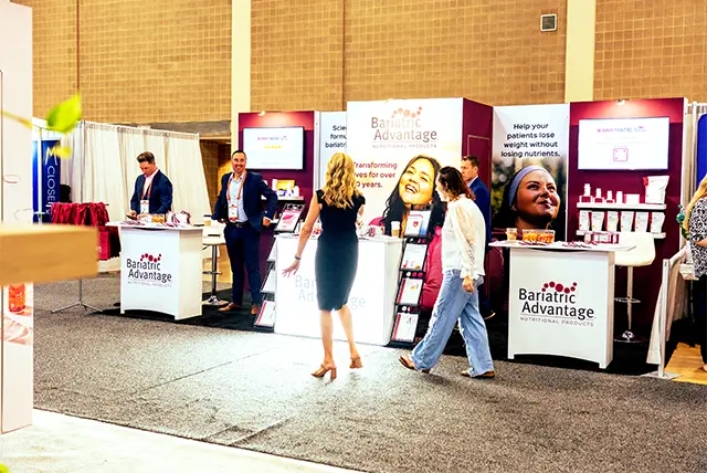 10x20 Trade Show Display for Bariatric Advantage at ASMBS Annual Meeting, Designed and Built by Exponents in San Antonio, TX 
