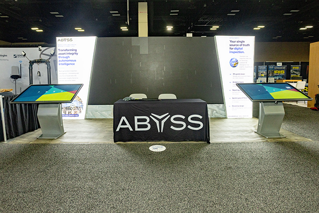 10x20 Trade Show Display Rental for Abyss Solutions at API Inspection and Mechanical Integrity Summit San Antonio