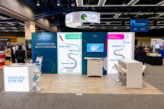 20x20 Custom Booth Rental for Phenox at SNIS in Seattle, WA