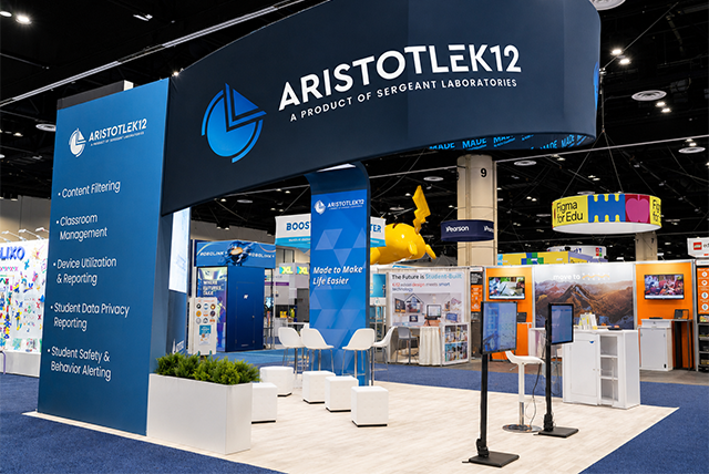 20x20 Trade Show Booth Rental for Sergeant Laboratories at ISTE in Orlando, FL